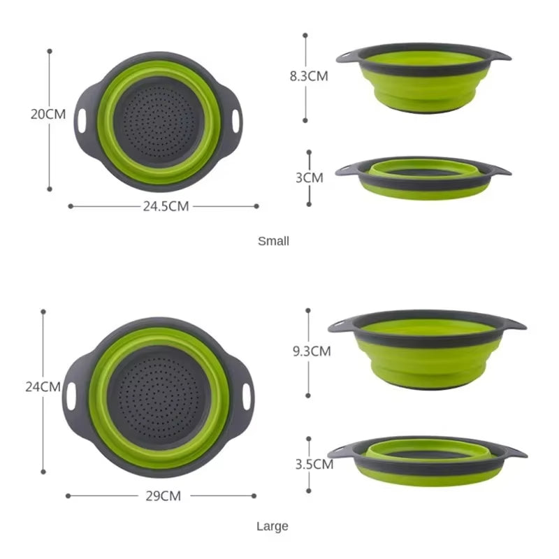 Folding Silicone Colander