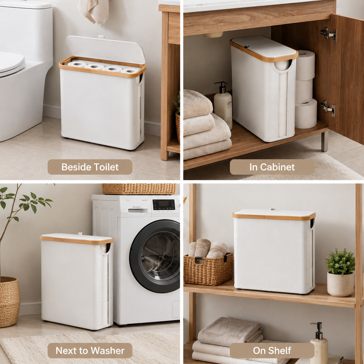 Elegant Toilet Roll Organizer
