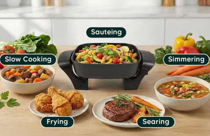 Electric™ Skillet Non-Stick Cooker