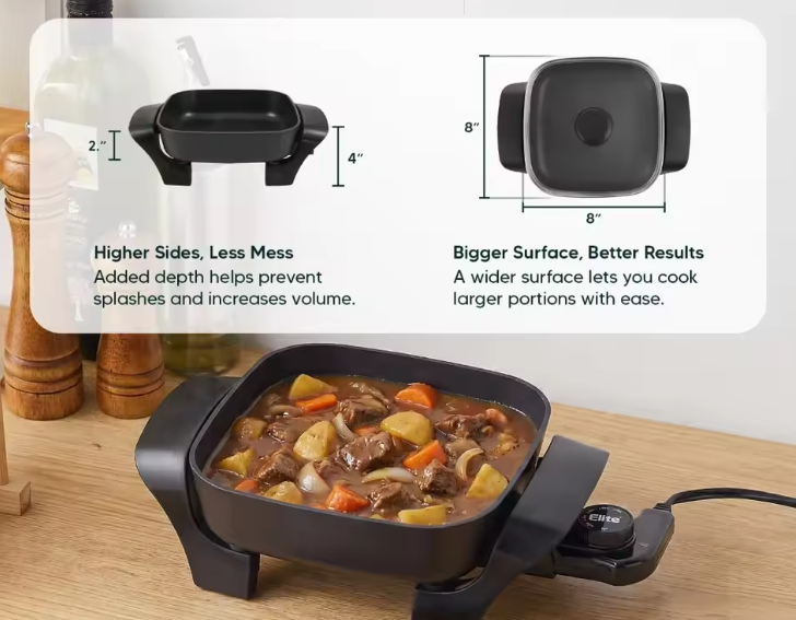 Electric™ Skillet Non-Stick Cooker