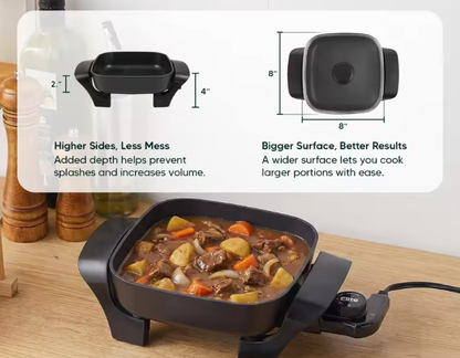 Electric™ Skillet Non-Stick Cooker
