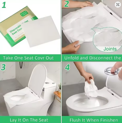 Flushable Toilet Seat Covers