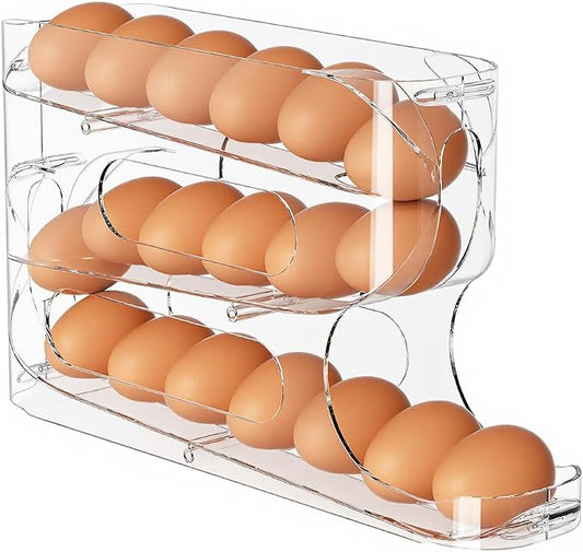 Auto-Rolling Egg Dispenser