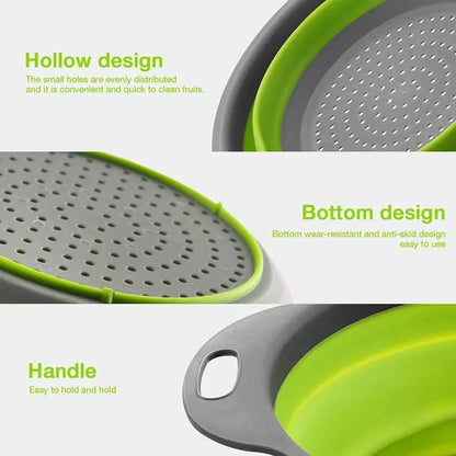 Folding Silicone Colander