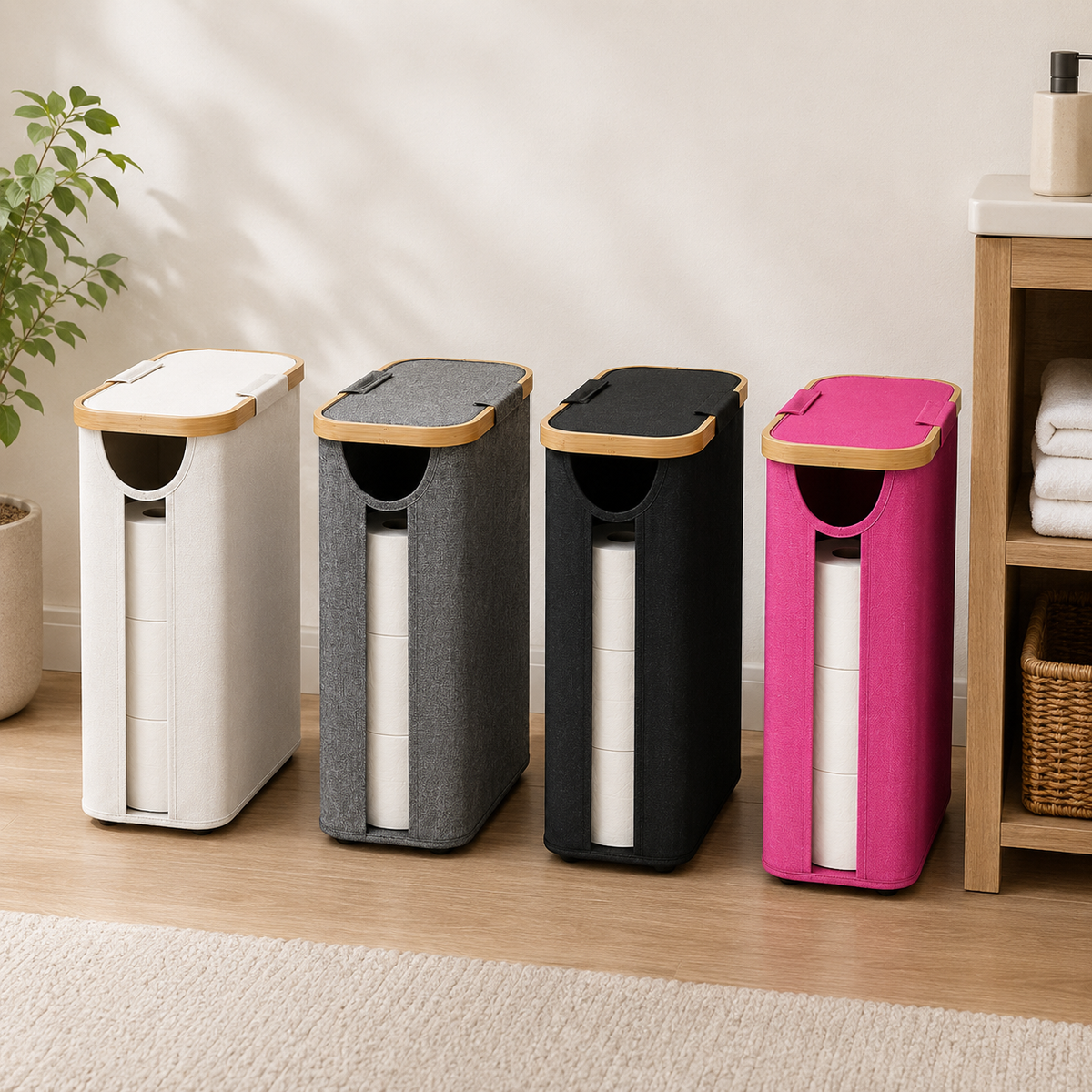 Elegant Toilet Roll Organizer