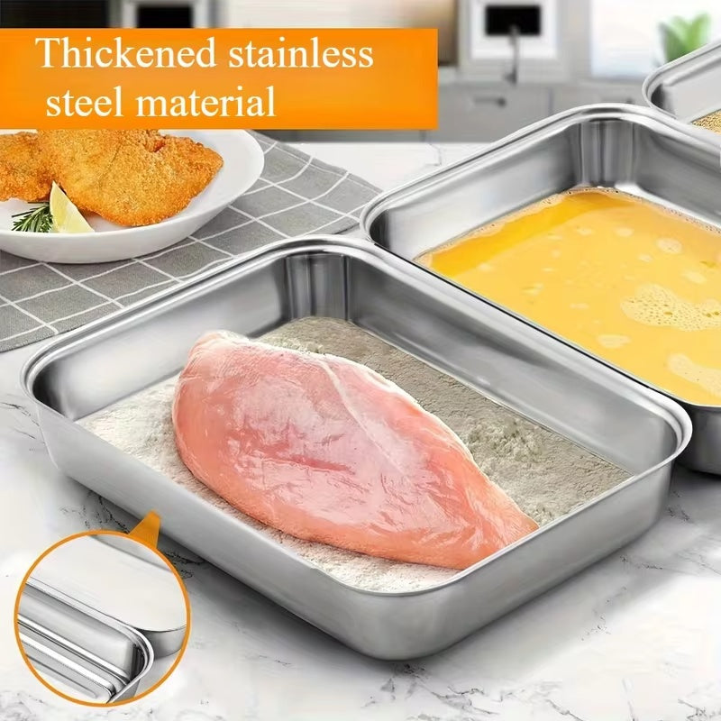 FoodSafe™ 3-Piece Steel Storage Set