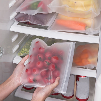 5PC Reusable Silicone Food Storage Bags