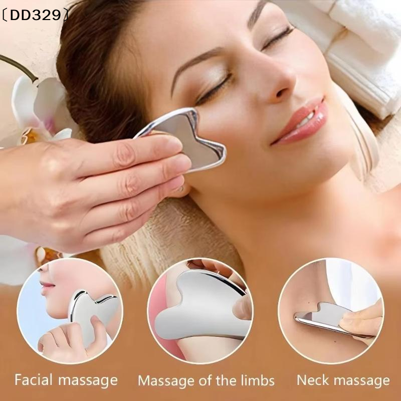 Stainless Steel Heart Gua Sha