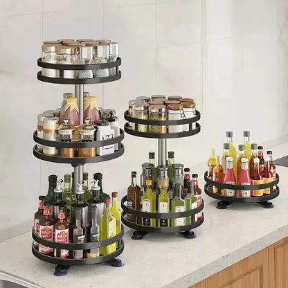 Rotating Spice Storage Rack