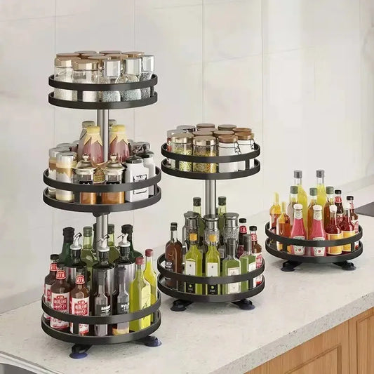 Rotating Spice Storage Rack