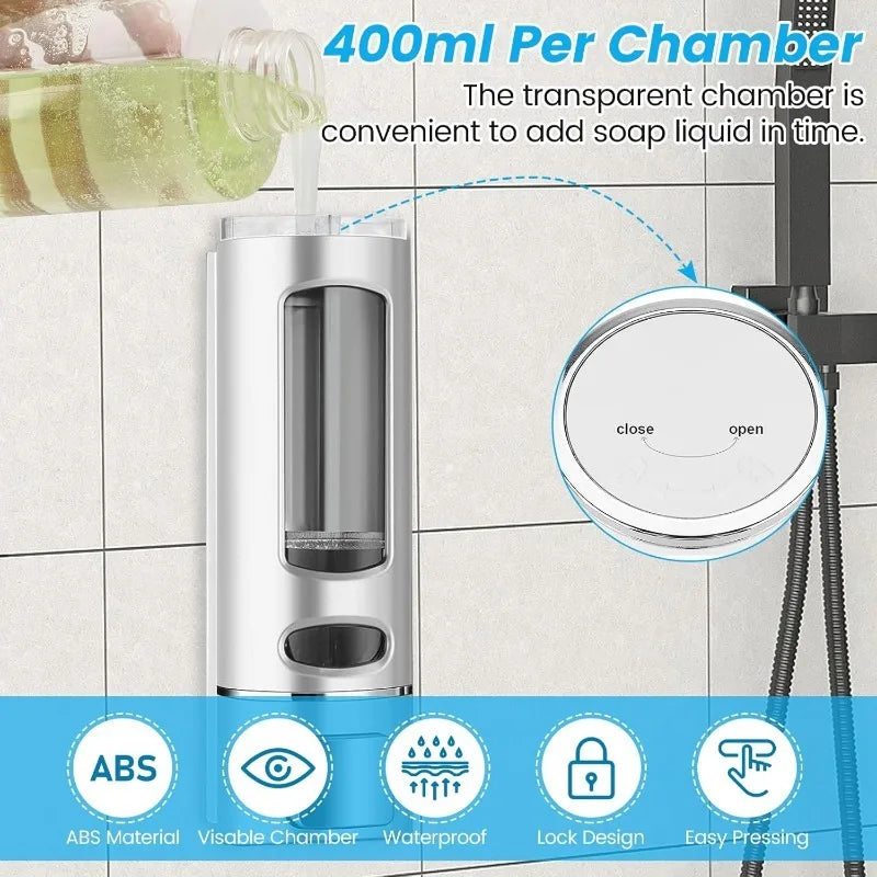 400ml Wall-Mounted Soap Dispenser