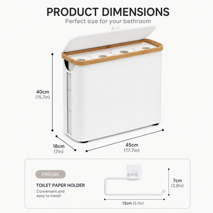 Elegant Toilet Roll Organizer