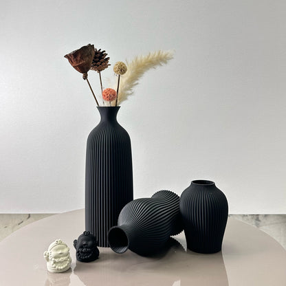 Elegant 3-Piece Decorative Vase Set