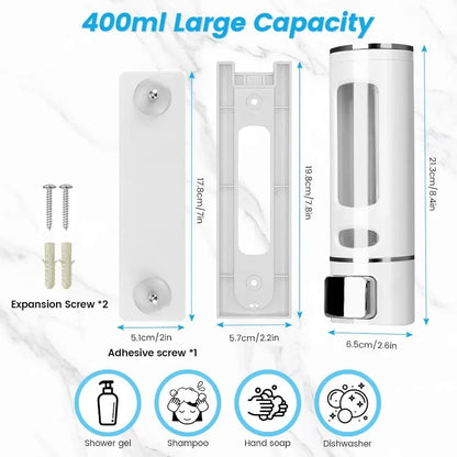 400ml Wall-Mounted Soap Dispenser