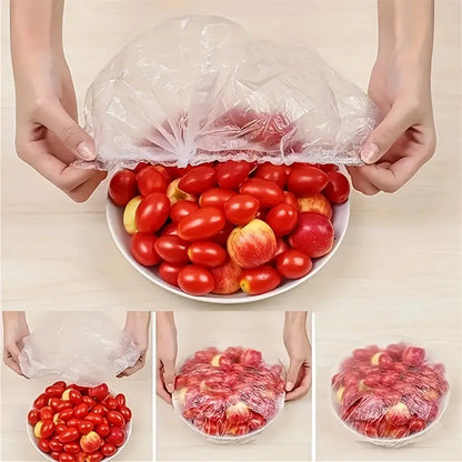 100pcs Disposable Food Bowl Covers