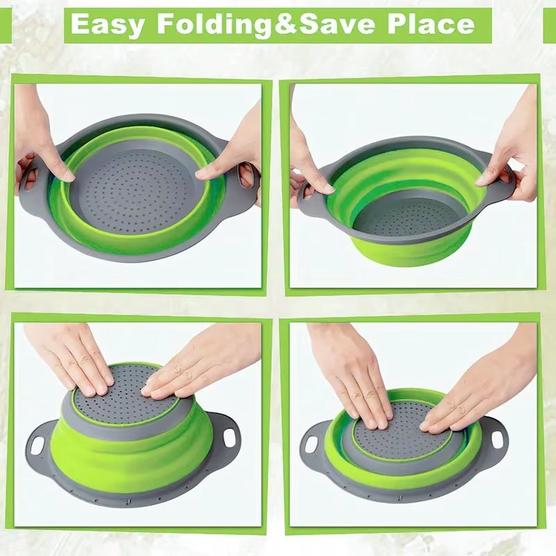 Folding Silicone Colander