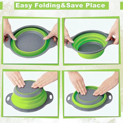 Folding Silicone Colander