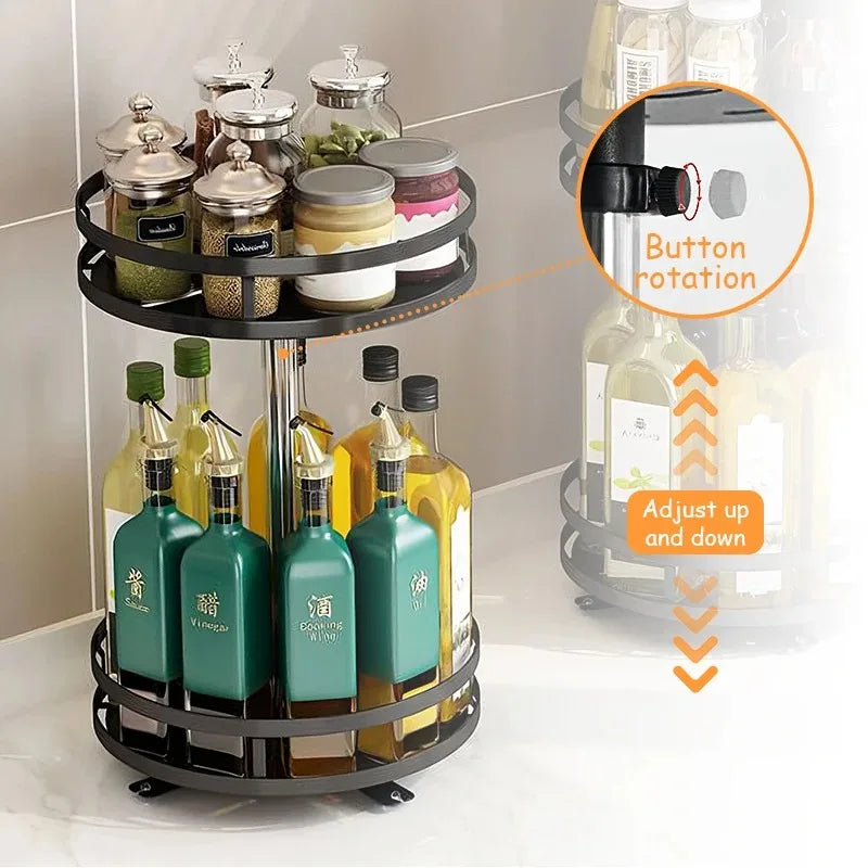 Rotating Spice Storage Rack