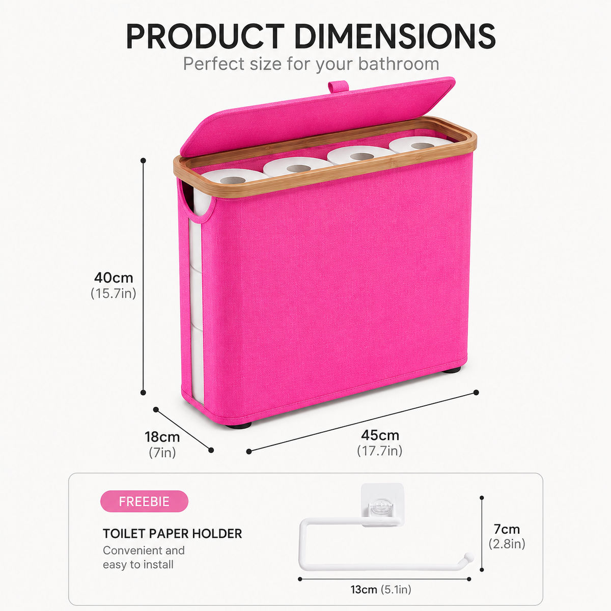 Elegant Toilet Roll Organizer