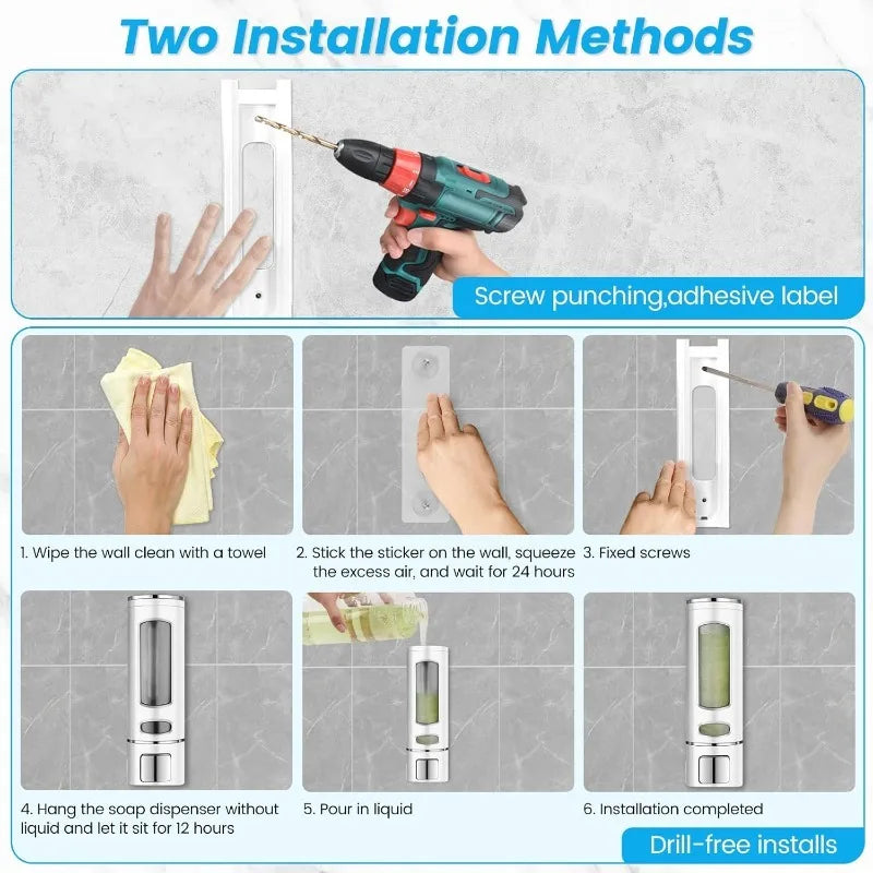 400ml Wall-Mounted Soap Dispenser