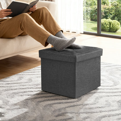 Foldable Storage Ottoman Bench
