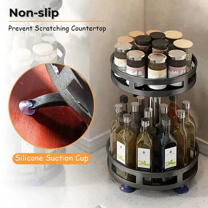 Rotating Spice Storage Rack