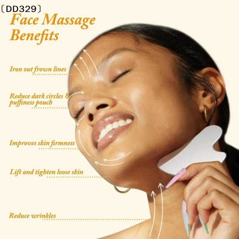 Stainless Steel Heart Gua Sha