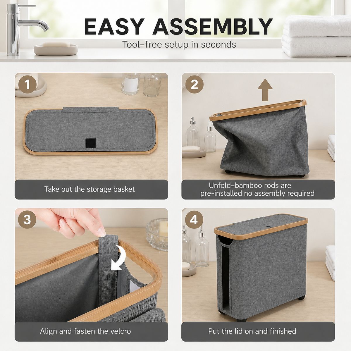 Elegant Toilet Roll Organizer