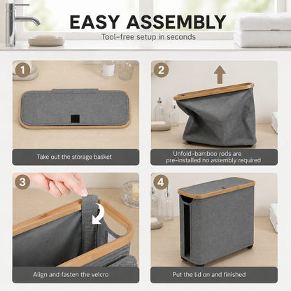 Elegant Toilet Roll Organizer