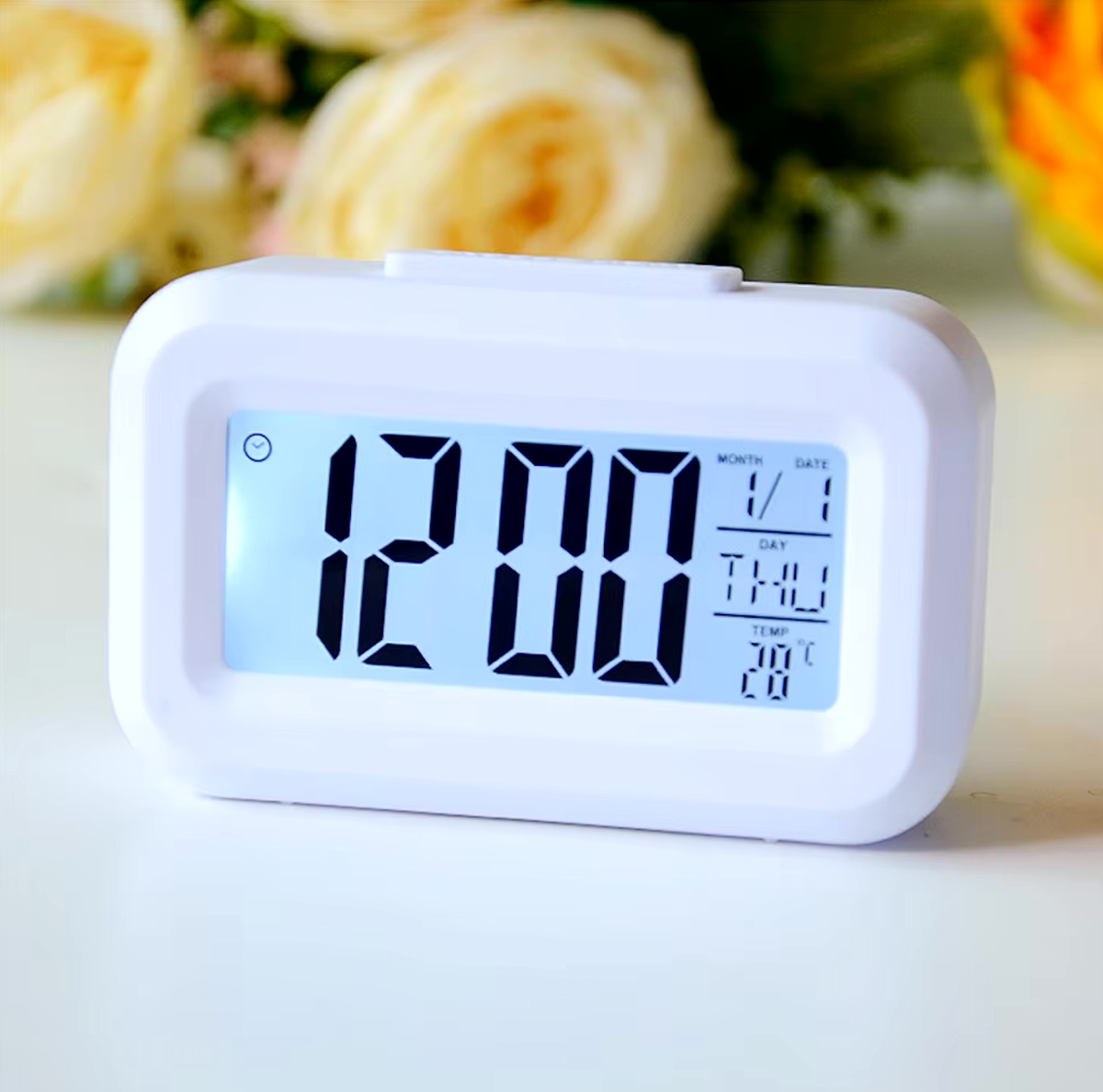 SmartGlow Digital Alarm Clock
