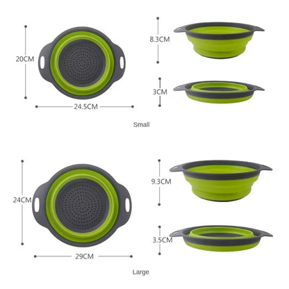 Folding Silicone Colander