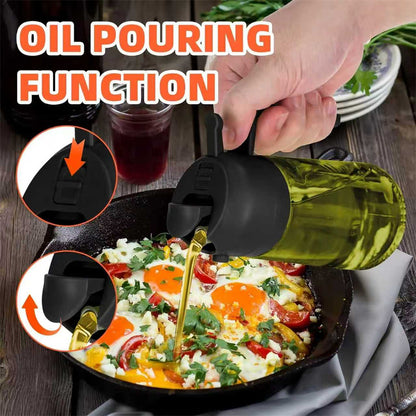 470ML 2-in-1 Oil Sprayer & Dispenser