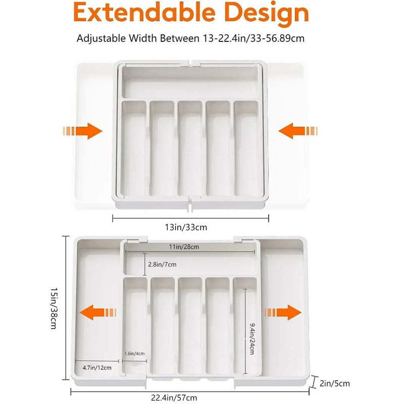 Adjustable Flatware Organizer