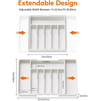 Adjustable Flatware Organizer