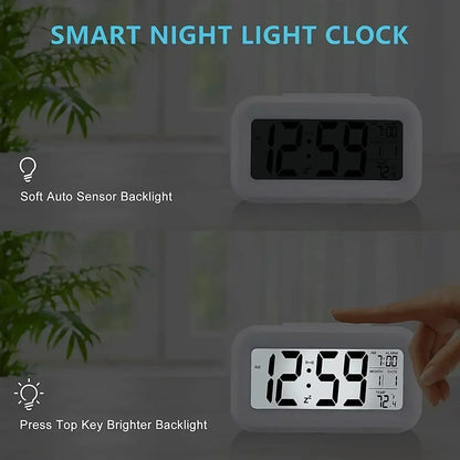 SmartGlow Digital Alarm Clock